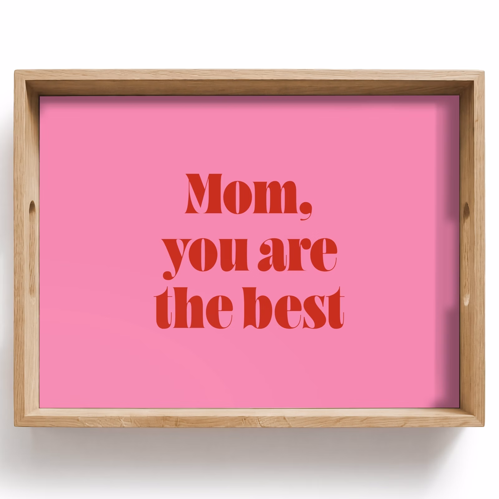 Plateau - Mère - Message - Rose — 1