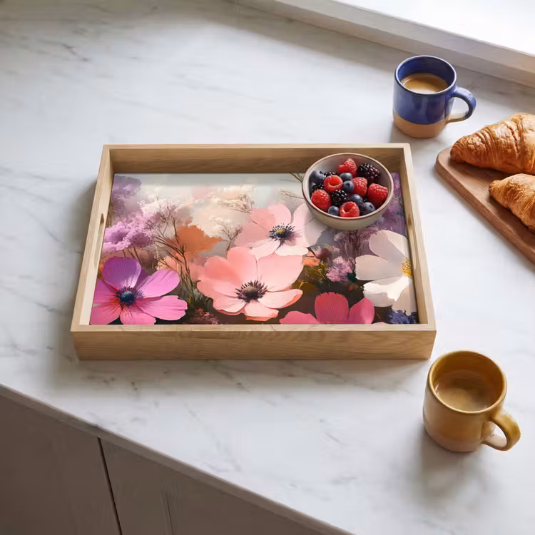 Plateau - Fleurs - colorées - floraison — 4