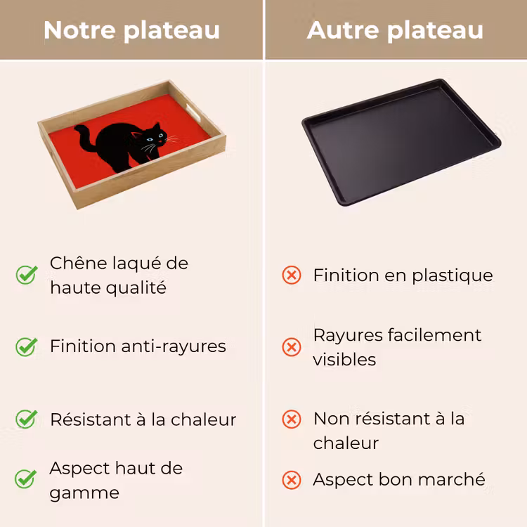 Plateau - Chat - Noir - Queue — 3