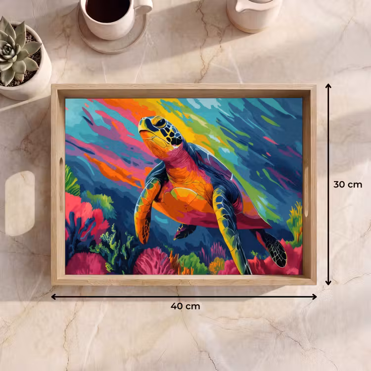 Plateau - Corail - Tortue - Abstrait - Eau — 9