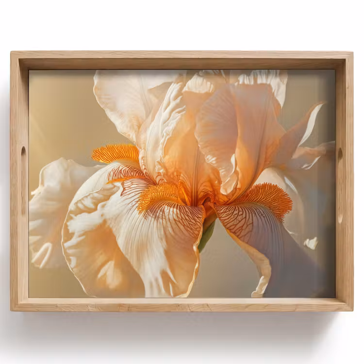 Plateau - Gros plan - Orange - Iris — 1
