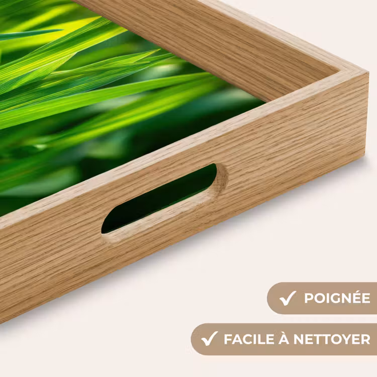 Plateau - Lames d'herbe - Léger - Vert — 5