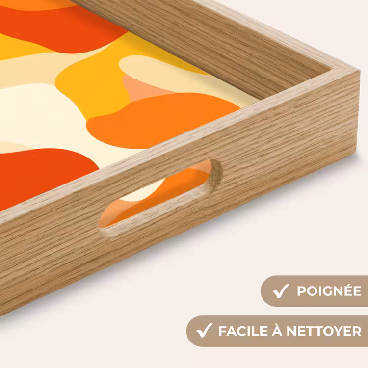 Plateau - Abstrait - Formes - Orange — 5
