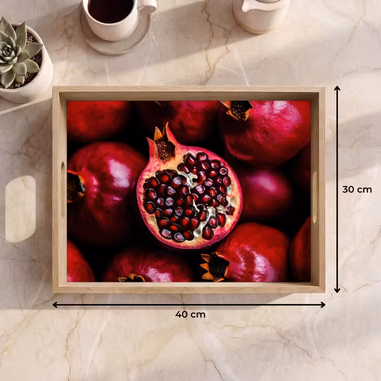 Plateau - Grenade - Rouge - Fruit — 9