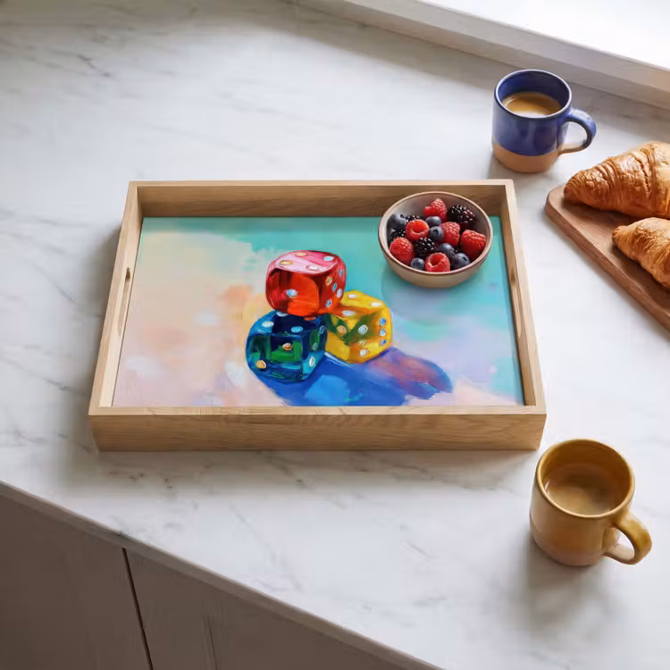 Plateau - Dés - Coloré - Chiffres - Points — 4