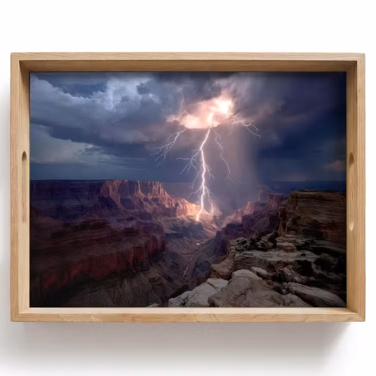 Plateau - Eclairs - Nuages - Canyon — 1