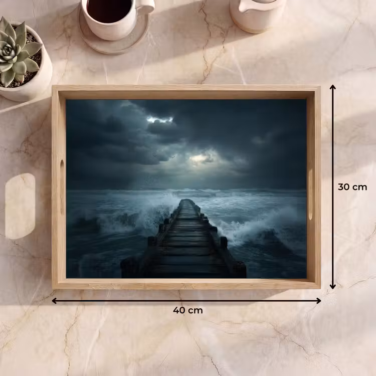 Plateau - Jetée - Tempête - Vagues — 9