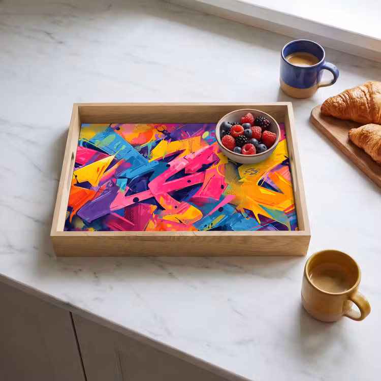 Plateau - Abstrait - Formes - Coloré — 4