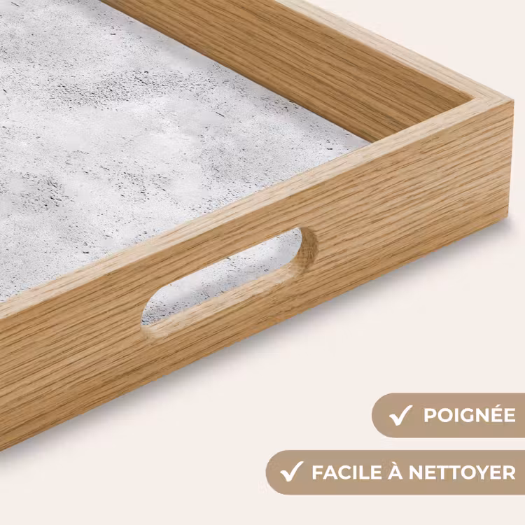 Plateau - Gris clair - Brut - Subtil — 5