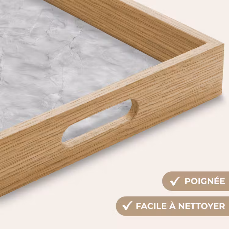 Plateau - Gris - Marbre - Mat — 5