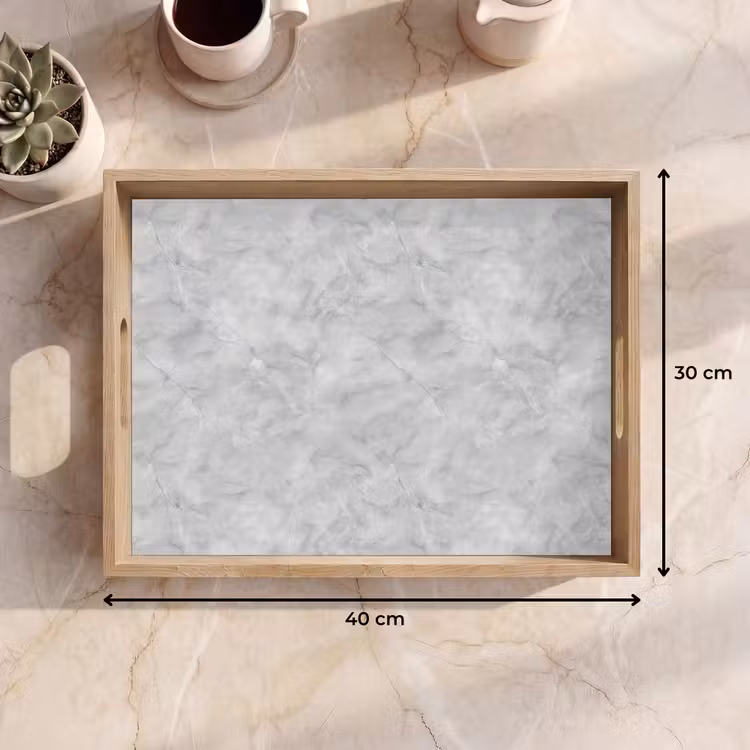 Plateau - Gris - Marbre - Mat — 9