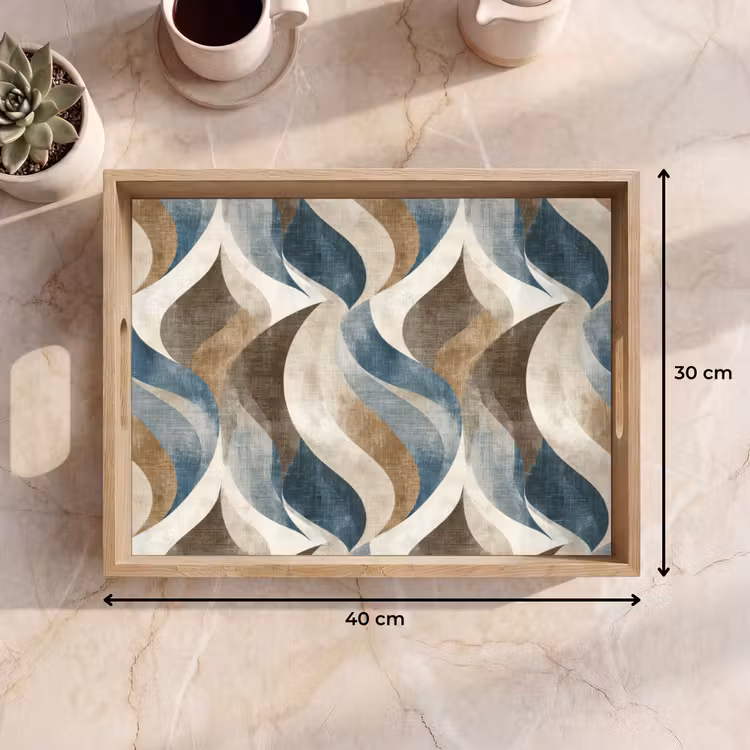 Plateau - Abstrait - Vagues - Coloré — 9