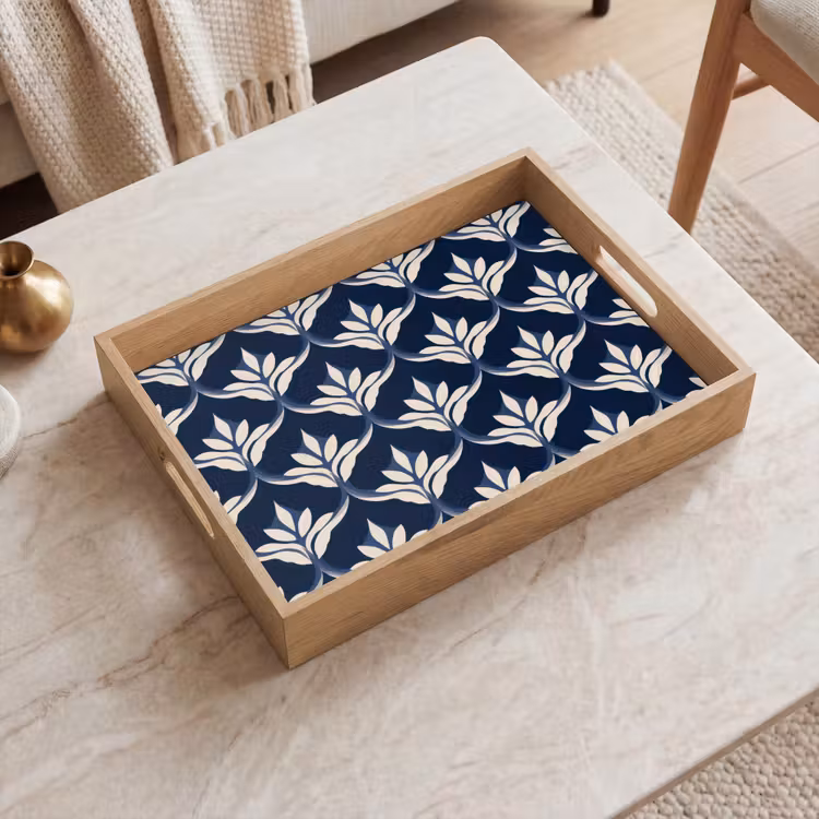Plateau - Moderne - Design - Bleu — 2