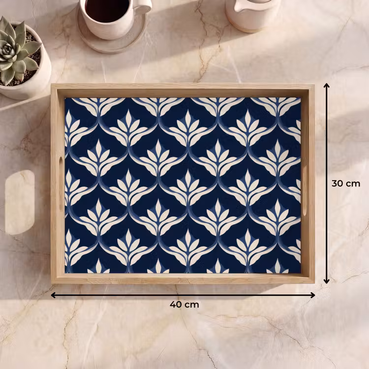 Plateau - Moderne - Design - Bleu — 9