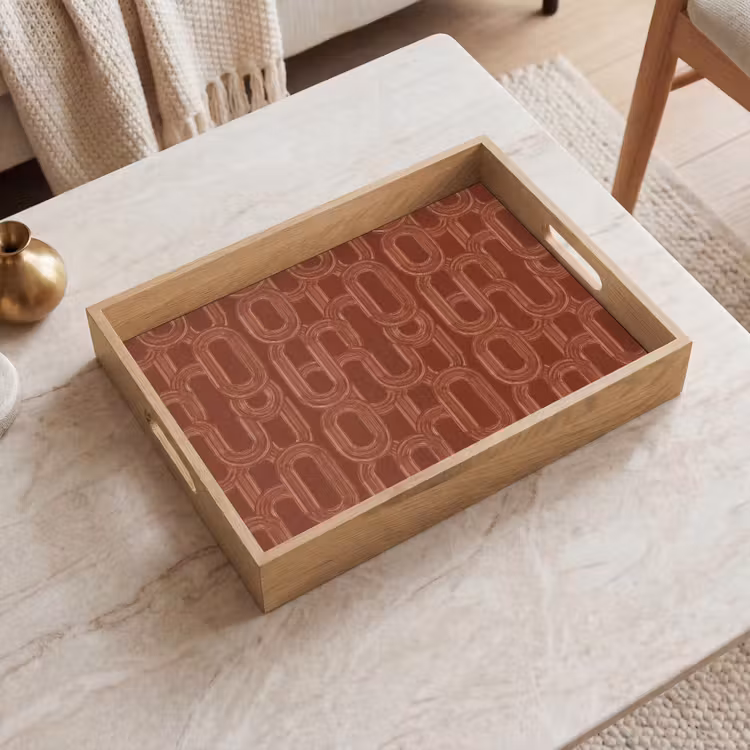 Plateau - Abstrait - Texture - Marron — 2