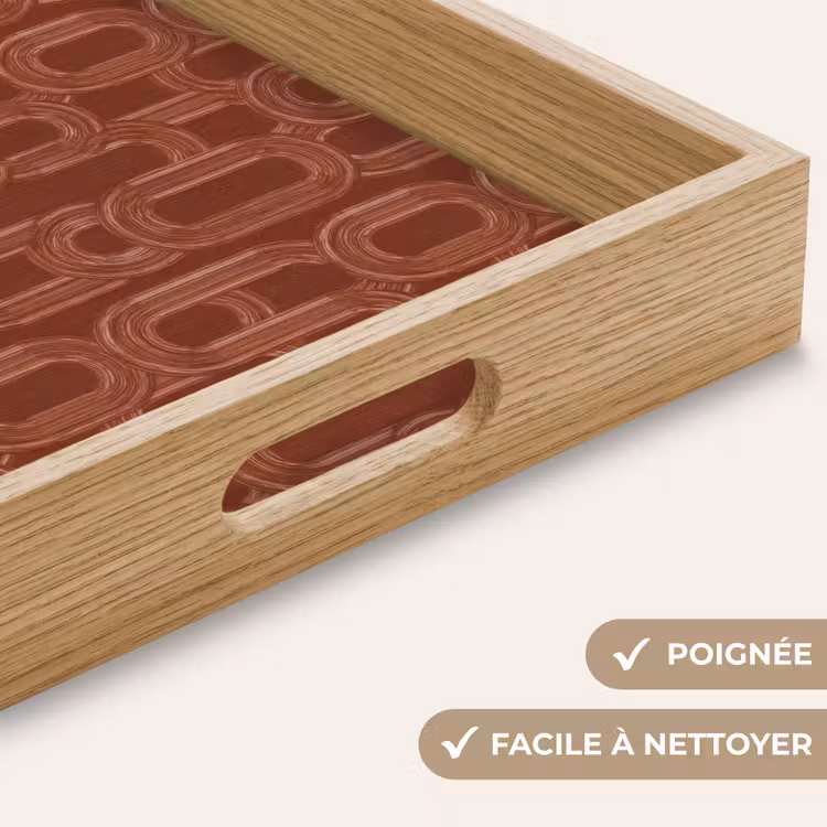 Plateau - Abstrait - Texture - Marron — 5