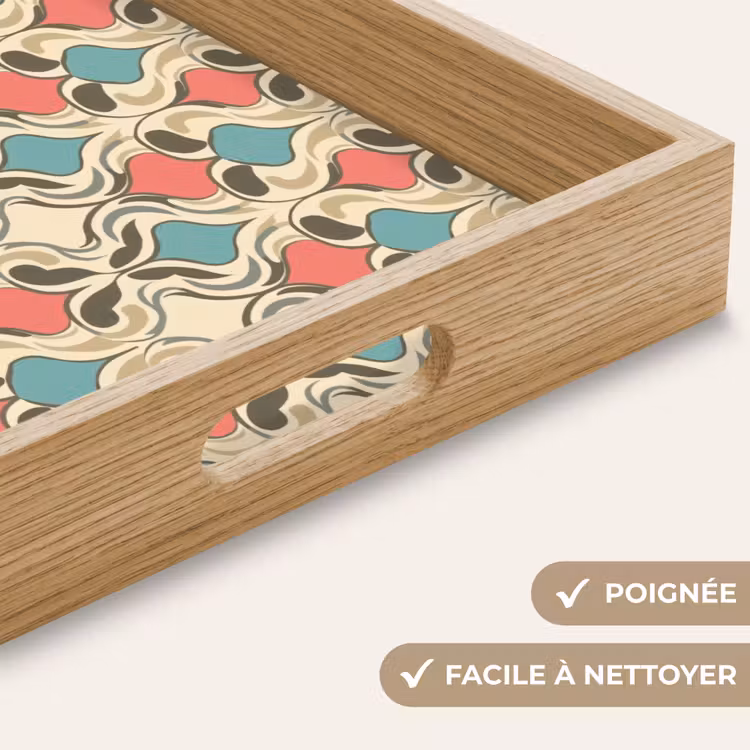 Plateau - Baroque - Rétro - Coloré — 5