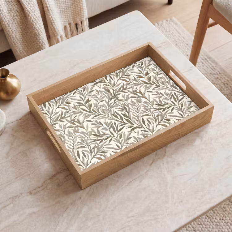 Plateau - Branches - Botanique - Taupe — 2