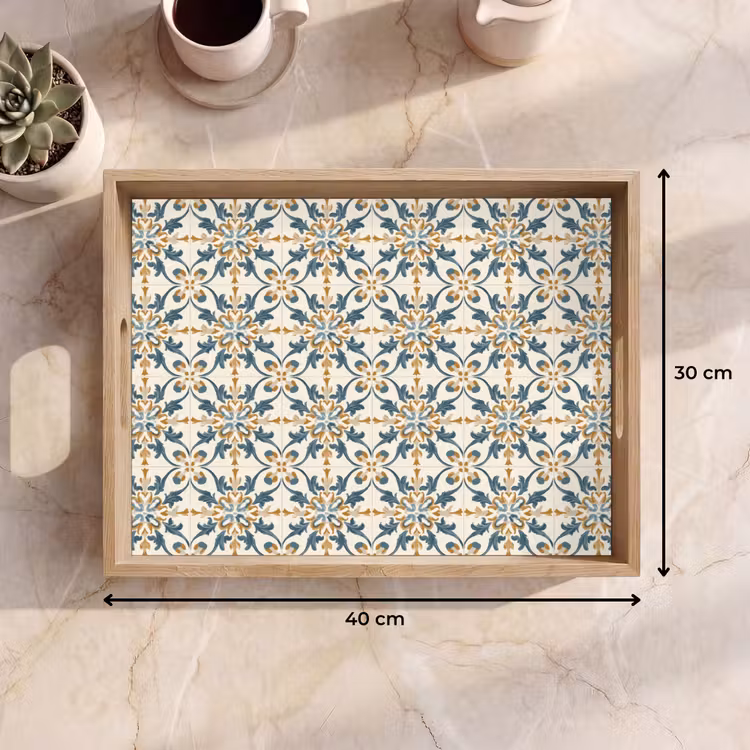 Plateau - Motif - Classique - Coloré — 9