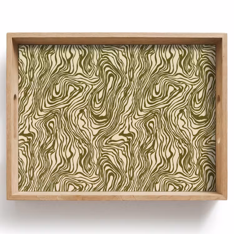 Plateau - Abstrait - Marbre - Vert — 1
