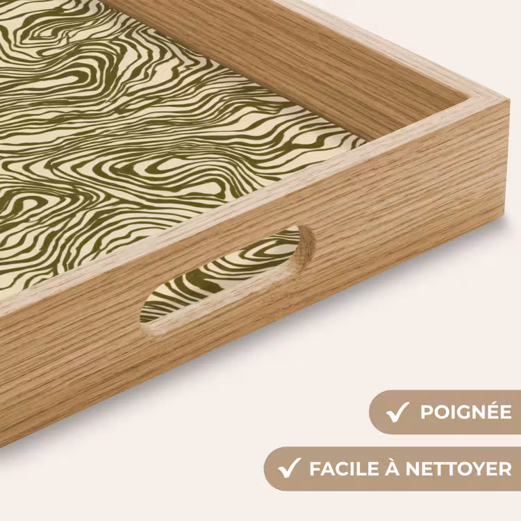 Plateau - Abstrait - Marbre - Vert — 5