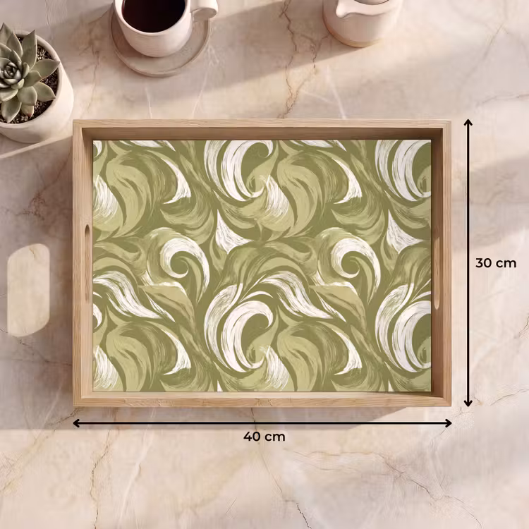 Plateau - Abstrait - Texture - Vert — 9