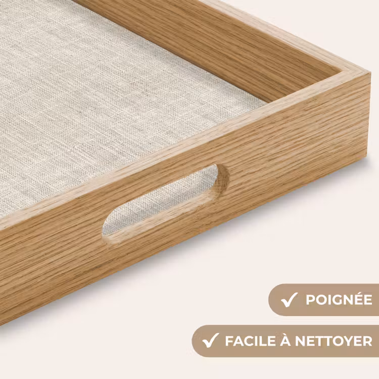 Plateau - Lin - Texture - Beige — 5