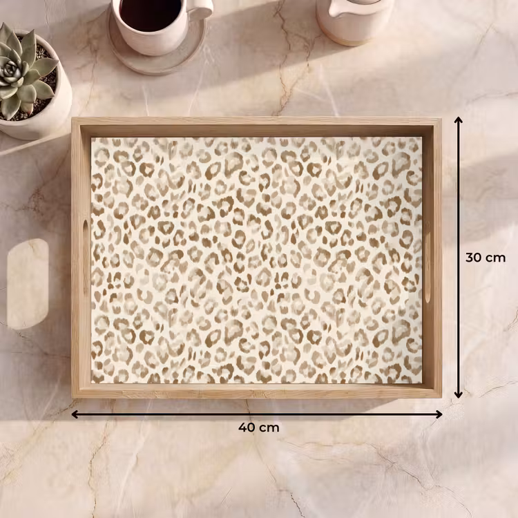 Plateau - Léopard - Classique - Beige — 9