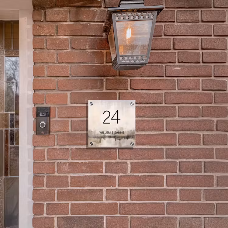 Plaque nominative - Peint - Classique — 3