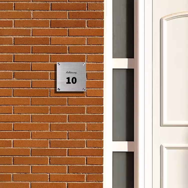 Plaque nominative - Métal - Classique — 4