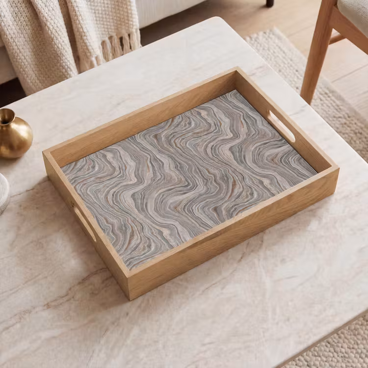 Plateau - Motif - Texture - Gris — 2