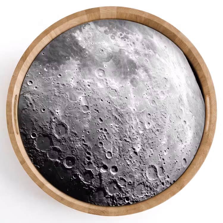 Plateau - Lune - Cratères - Espace — 1