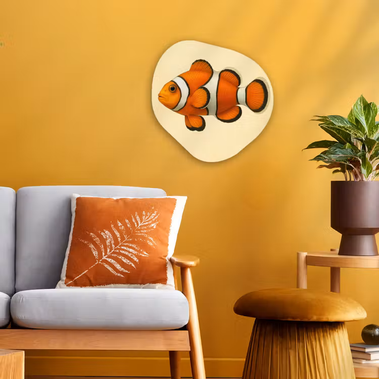 Forme organique - Forex - Poisson - Orange - Rayures — 3