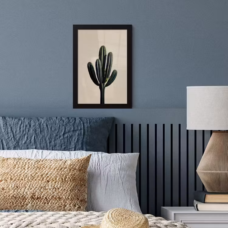 Poster avec cadre - Cactus - Subtil - Vert — 4