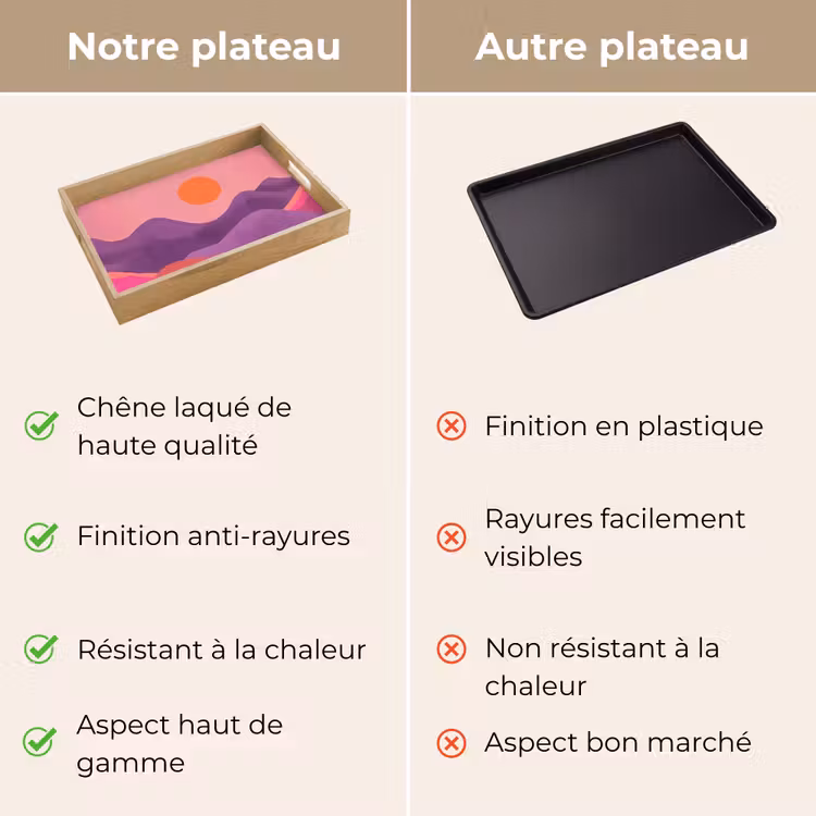 Plateau - Soleil - Collines - Violet - Abstrait — 3
