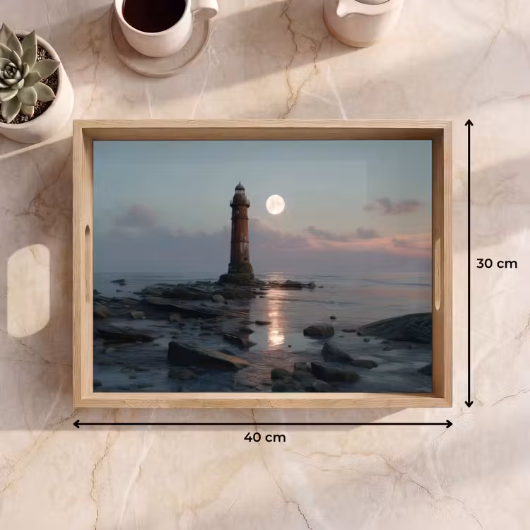 Plateau - Phare - Pierres - Eau - Lune — 9