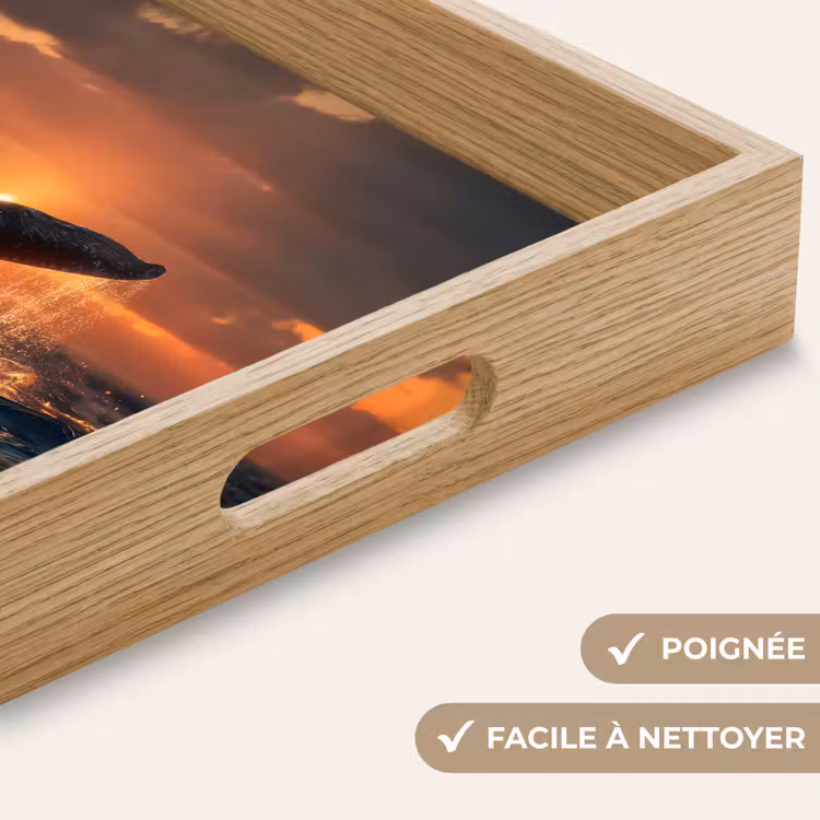 Plateau - Queue de baleine - Eau - Coucher de soleil — 5