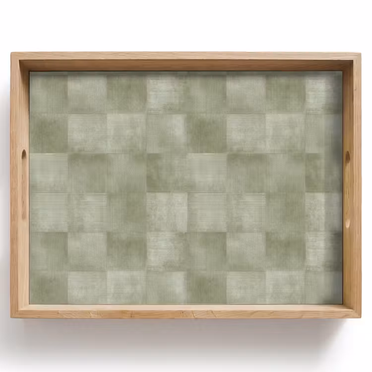 Plateau - Plats - Rustique - Vert — 1