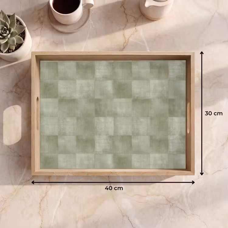 Plateau - Plats - Rustique - Vert — 9