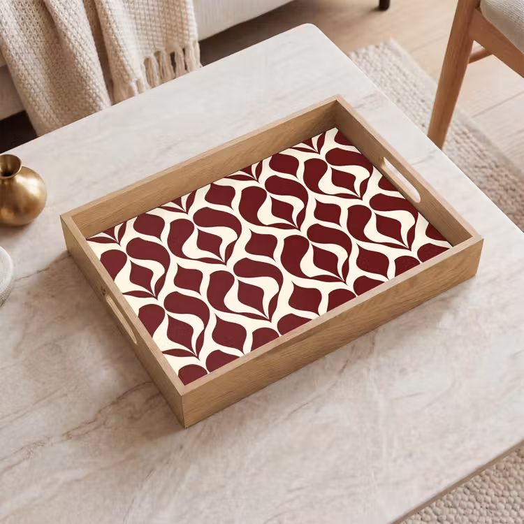 Plateau - Rouge - Drop pattern - Graphic — 2