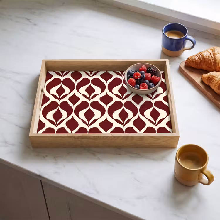 Plateau - Rouge - Drop pattern - Graphic — 4
