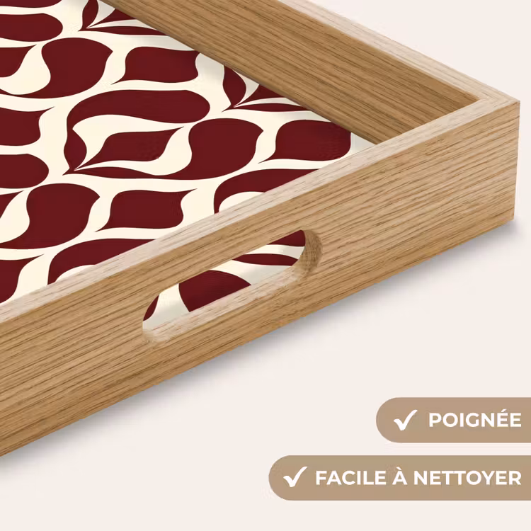 Plateau - Rouge - Drop pattern - Graphic — 5