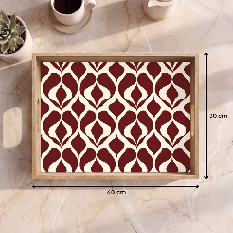 Plateau - Rouge - Drop pattern - Graphic — 9