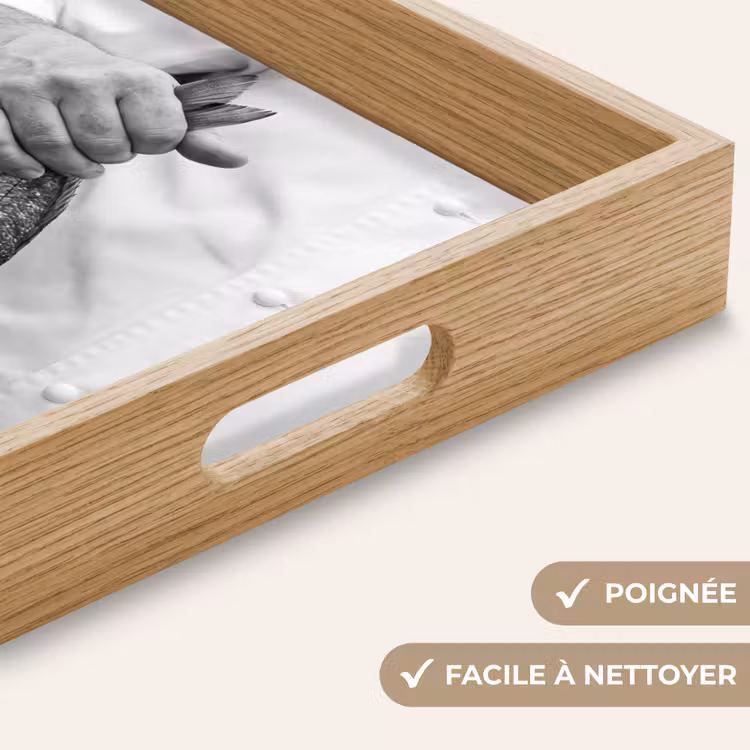 Plateau - Pêche - Chef - Noir - Blanc — 5