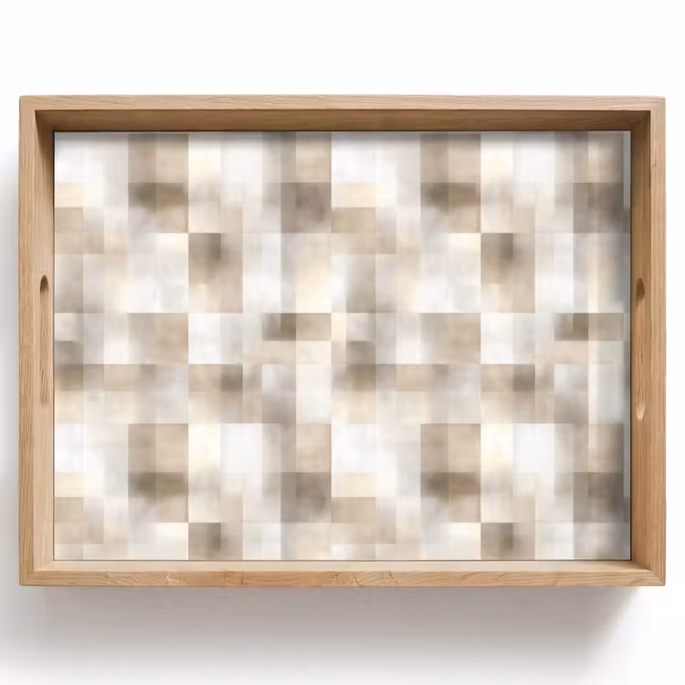 Plateau - Texture - Lin - Beige — 1
