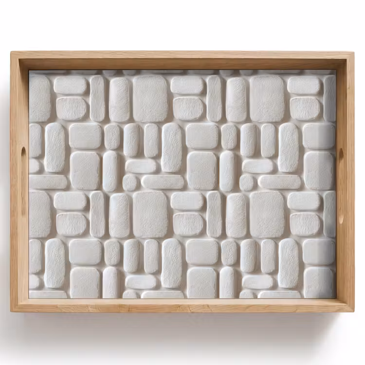 Plateau - Relief - Texture - Blanc — 1