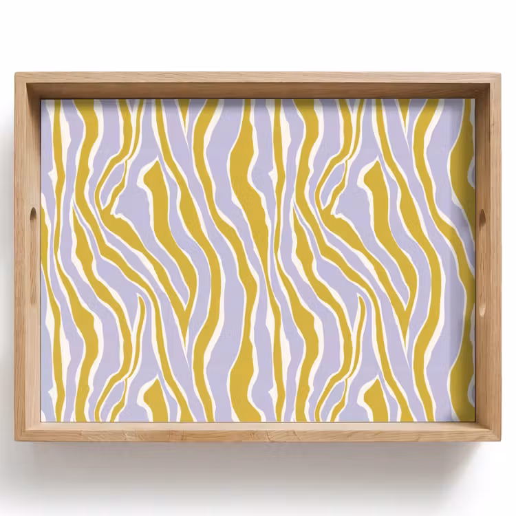 Plateau - Zebra - Moderne - Multicolore — 1