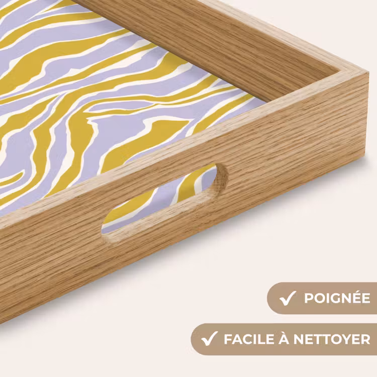 Plateau - Zebra - Moderne - Multicolore — 5