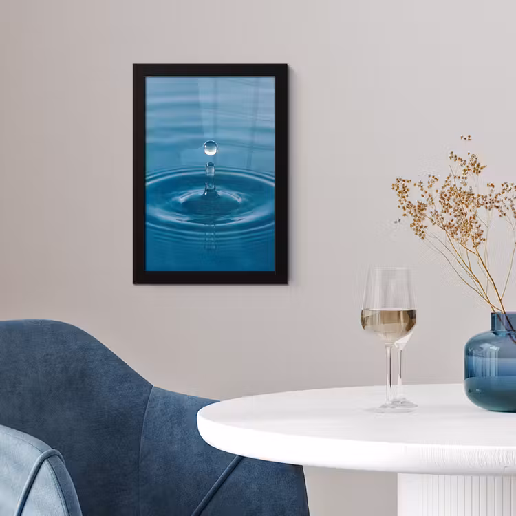 Poster avec cadre - Goutte d'eau - Eau - Surface — 2