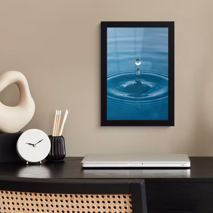 Poster avec cadre - Goutte d'eau - Eau - Surface — 3